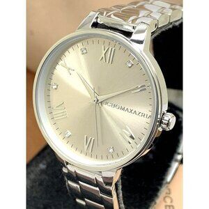 BCBGMAXAZRIA Women's Watch BAWLG2133301 Quartz Silver Stainless Steel 34…